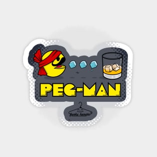 Peg-Man Magnet