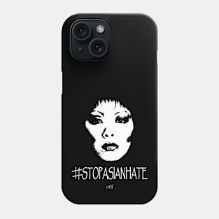 #STOPASIANHATE (Solid Black) by Swoot Phone Case