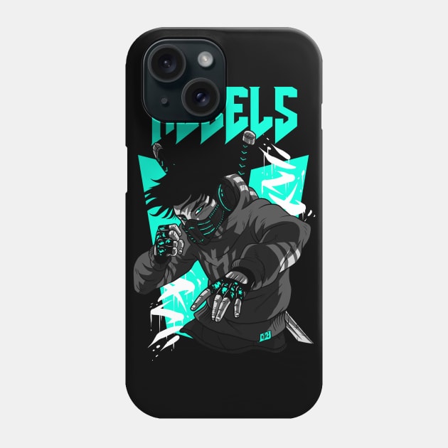 Ninja Warrior Rebels Phone Case by SweetMay