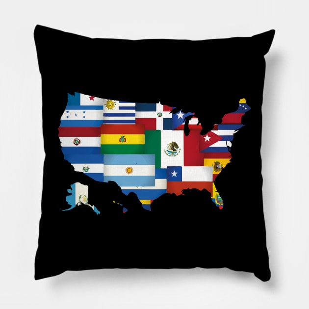 Hispanic Heritage Month Shirt Pillow by SDxDesigns