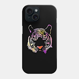 Tiger Animal Wildlife Forest Nature Chrome Graphic Phone Case