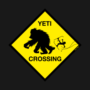 Yeti Crossing & Skier T-Shirt