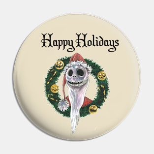 Jack Skellington Happy Holidays Pin