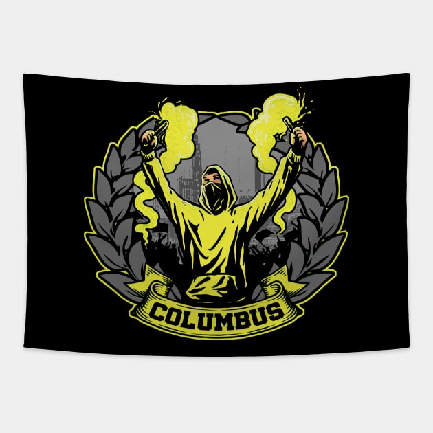 Columbus Soccer, Tapestry by JayD World