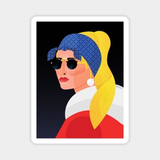 Girl with the Pearl Earring Magnet