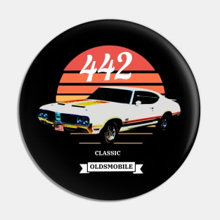 OLDSMOBILE 442 T-SHIRT Pin