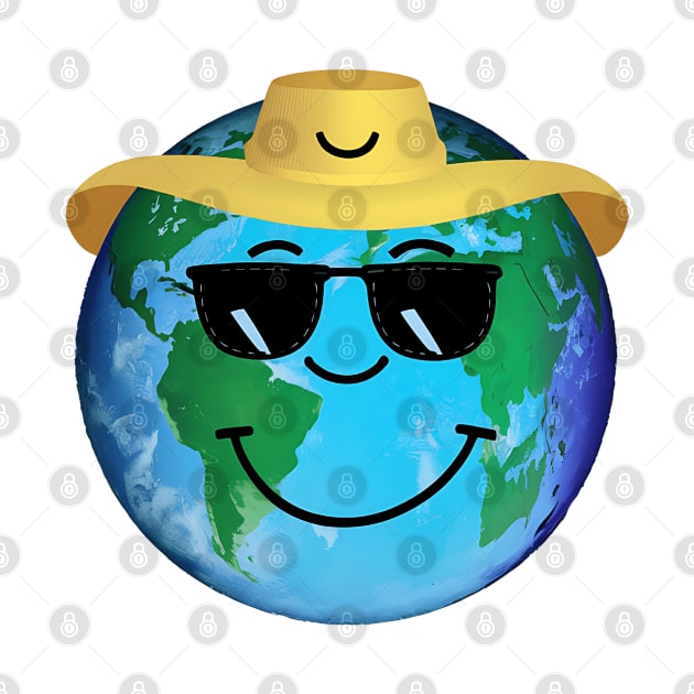 Earth Friend with Cute Smile by NomiCrafts