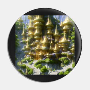 The Grand Temple of Flowers The Empress' Swirling Gardens Parnassus Golden Palace Pin