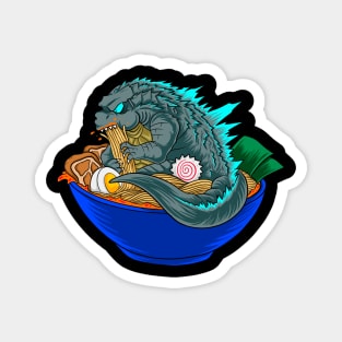 godzilla tshirt ramen Magnet