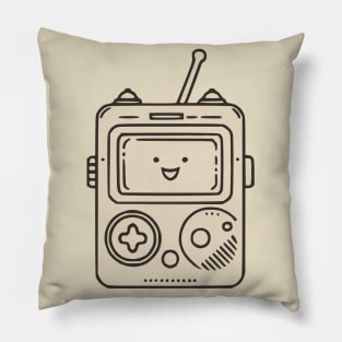 Line art of a Talkboy Pillow