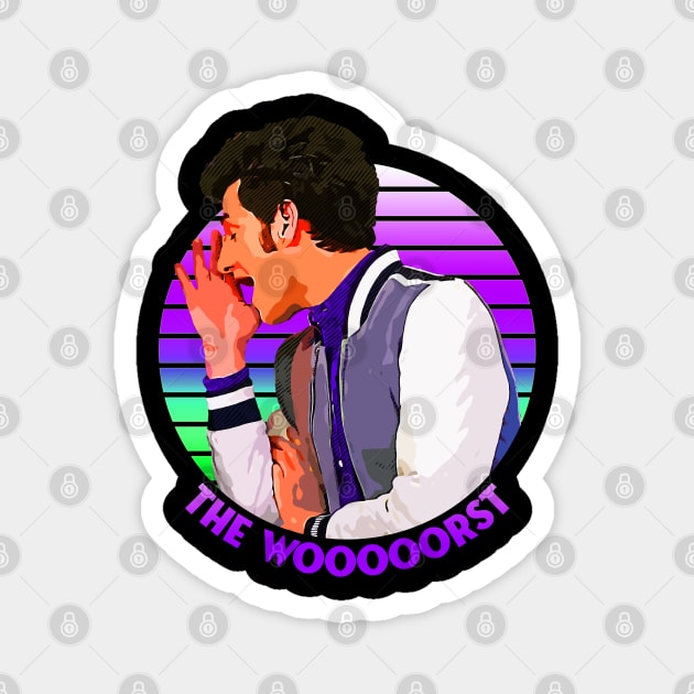 Sunset Stripes Series - Jean Ralphio Magnet by Tv Moments