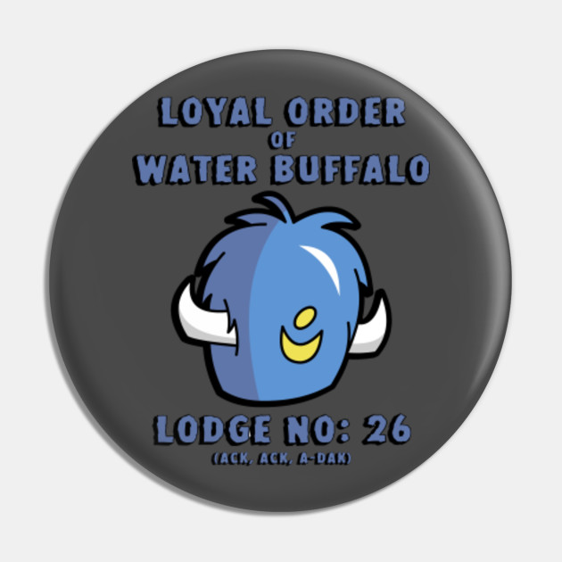 Loyal Order Of Water Buffalo Flintstones Pin Teepublic