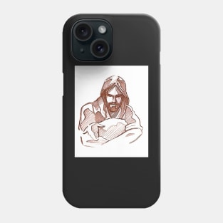 Jesus Christ Good Shepherd Phone Case