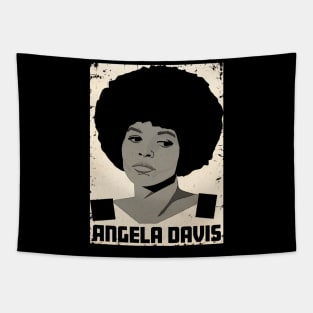 Fighting for Equality Angela Inspirational Quote Shirt Tapestry