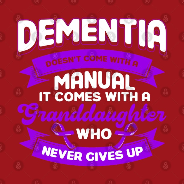 Seniors Purple Ribbon Dementia gift by Toeffishirts