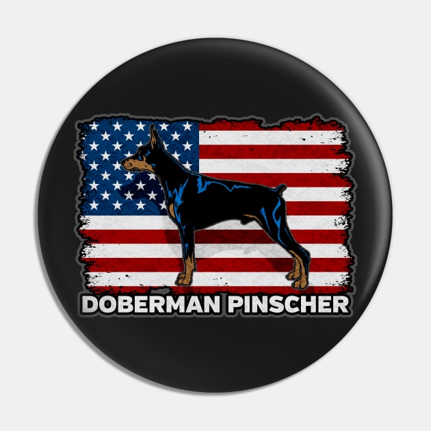 Doberman Pinscher Pin by RadStar