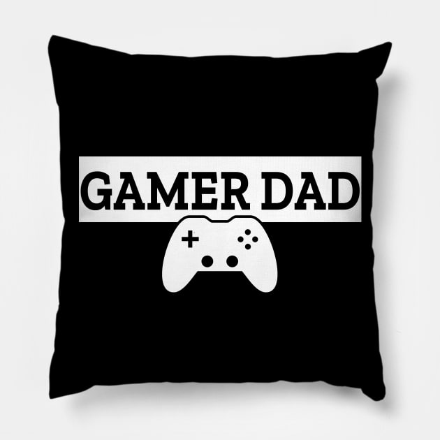 Gamer Dad Pillow by LunaMay