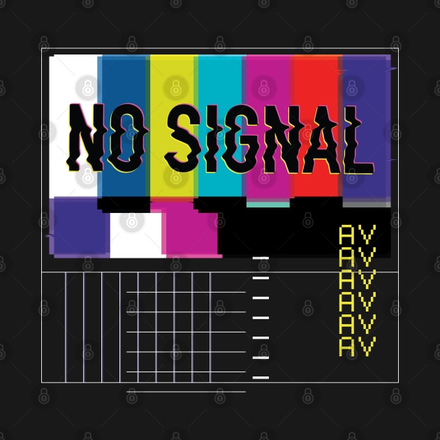 No Signal Retro TV Glitch by Noveldesigns