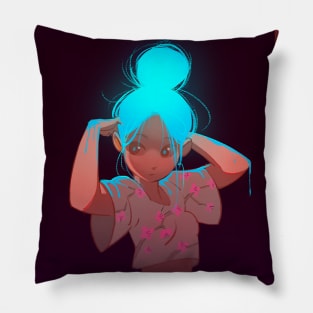 Blue Glow Pillow