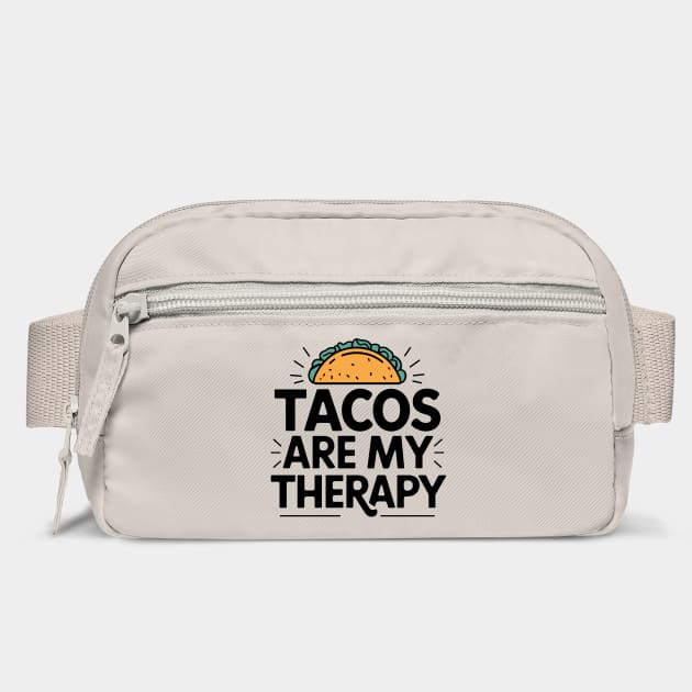 Tacos Are My Therapy Mexican Food Lover Humor by Anticorporati
