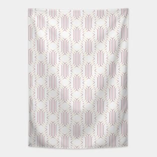 Cherry Blossom Gradient Geometric Abstract Motif 2 Tapestry