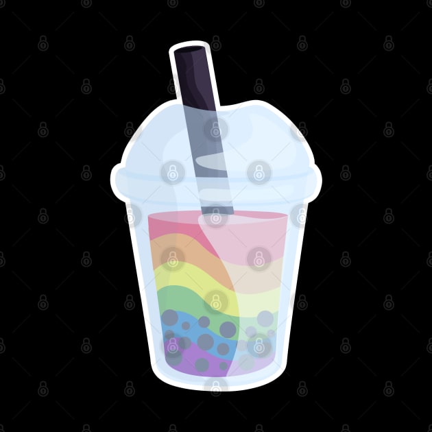 LGBTQ Kawaii Bubble Tea by fyreriot