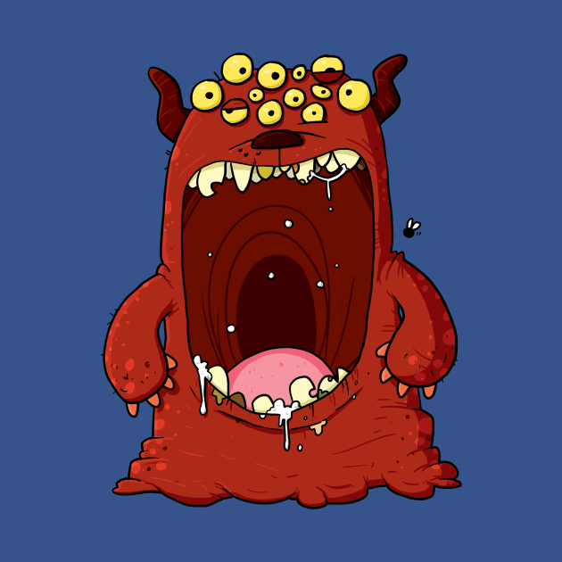 Stinky Bad Breath monster by striffle