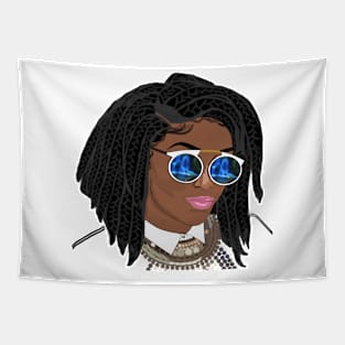 Natural Hair Box Braids 1 Tapestry