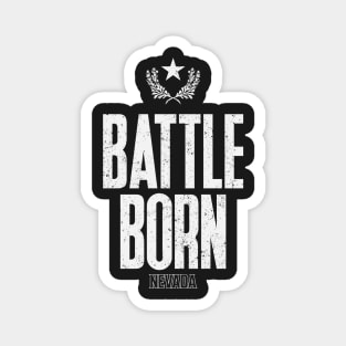 Battle Born Nevada Stage Flag Motto Inspirational Magnet