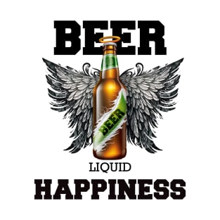 Beer liquid happiness version 2 wings T-Shirt