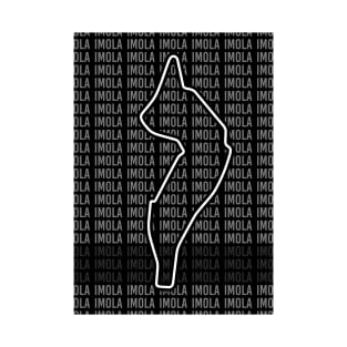 Imola - F1 Circuit - Black and White T-Shirt
