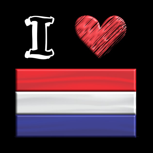 I love Flag from Niederlande by JG0815Designs