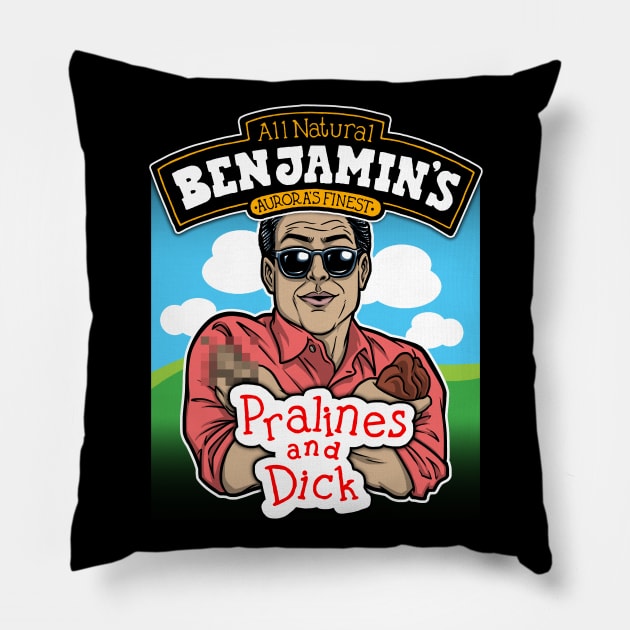 Benjamin's Pralines and Dick Pillow by Punksthetic