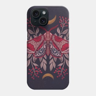 Moth in the Night Phone Case