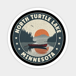North Turtle Lake Minnesota Sunset Magnet