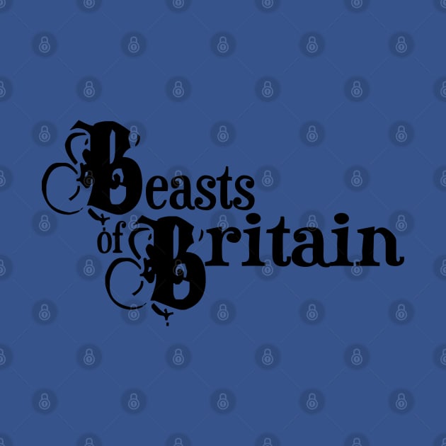 Beasts of Britain (black logo) by SUNKENNAUTILUS