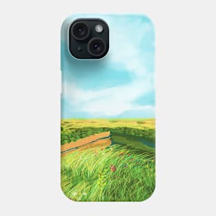 On the hill Phone Case