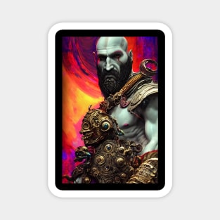 CYBERPUNK STEAMPUK KRATOS GOW Magnet