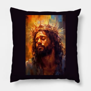 African American Art Jesus Christ Pillow