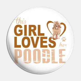 This girl loves her Poodle! Especially for Poodle Lovers! Pin