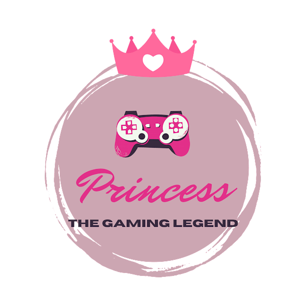 Princess girl gamer by GenerativeCreations