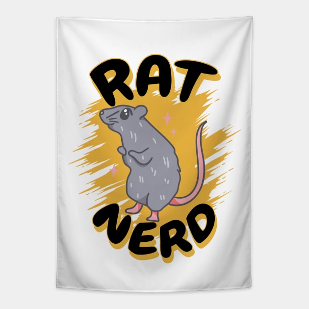 rat nerd Tapestry by juinwonderland 41