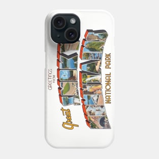 Greetings from Smoky Mountains National Park Phone Case