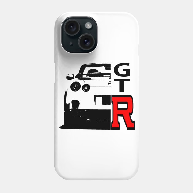 gtr, nissan gtr Phone Case by hottehue