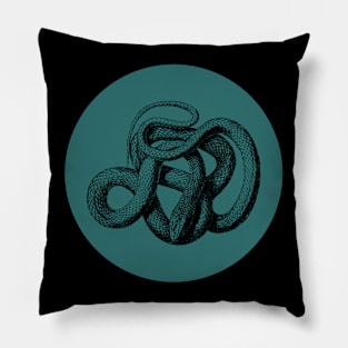 Halloween Snake, Portents, Omens, and Signs Pillow