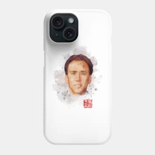 Nicolas Cage Watercolor Phone Case