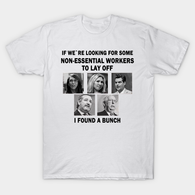 non essential worker shirt