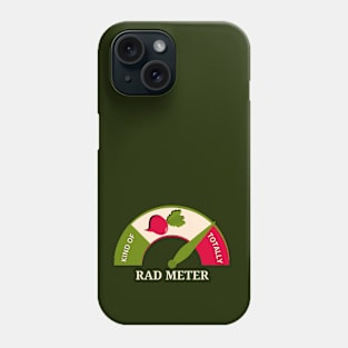 Rad Meter Funny Dad Joke Radish Gift Phone Case