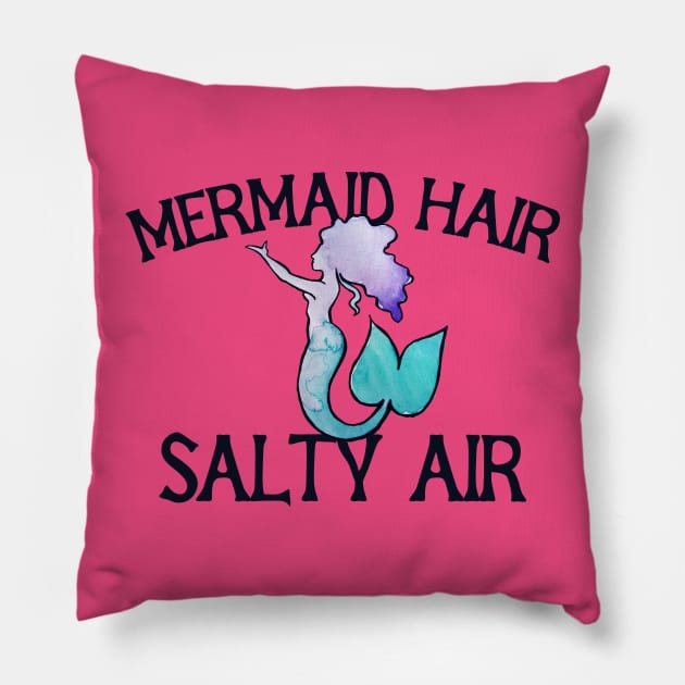 Mermaid Hair Salty Air Pillow by bubbsnugg