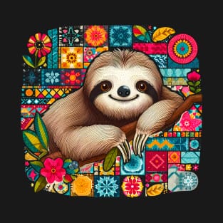 Stitched Sloth T-Shirt